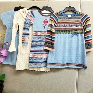 Hanna Andersson sweater dress bundle lot